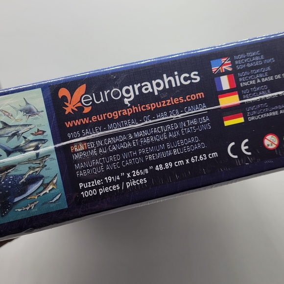 Eurographics Sharks 1000 Piece Puzzle - Picture 3 of 7